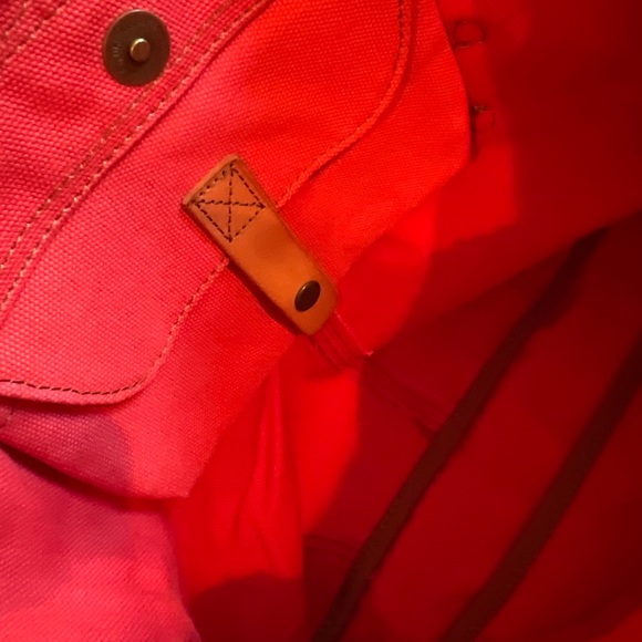 Lucky Brand Colexico Cayenne Color Canvas Studded Tote Crossbody - Picture 15 of 16